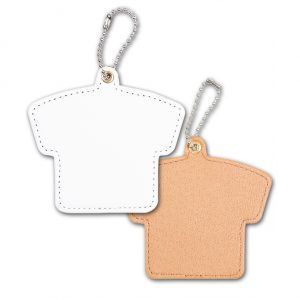 レザーキーホルダー Tシャツ型